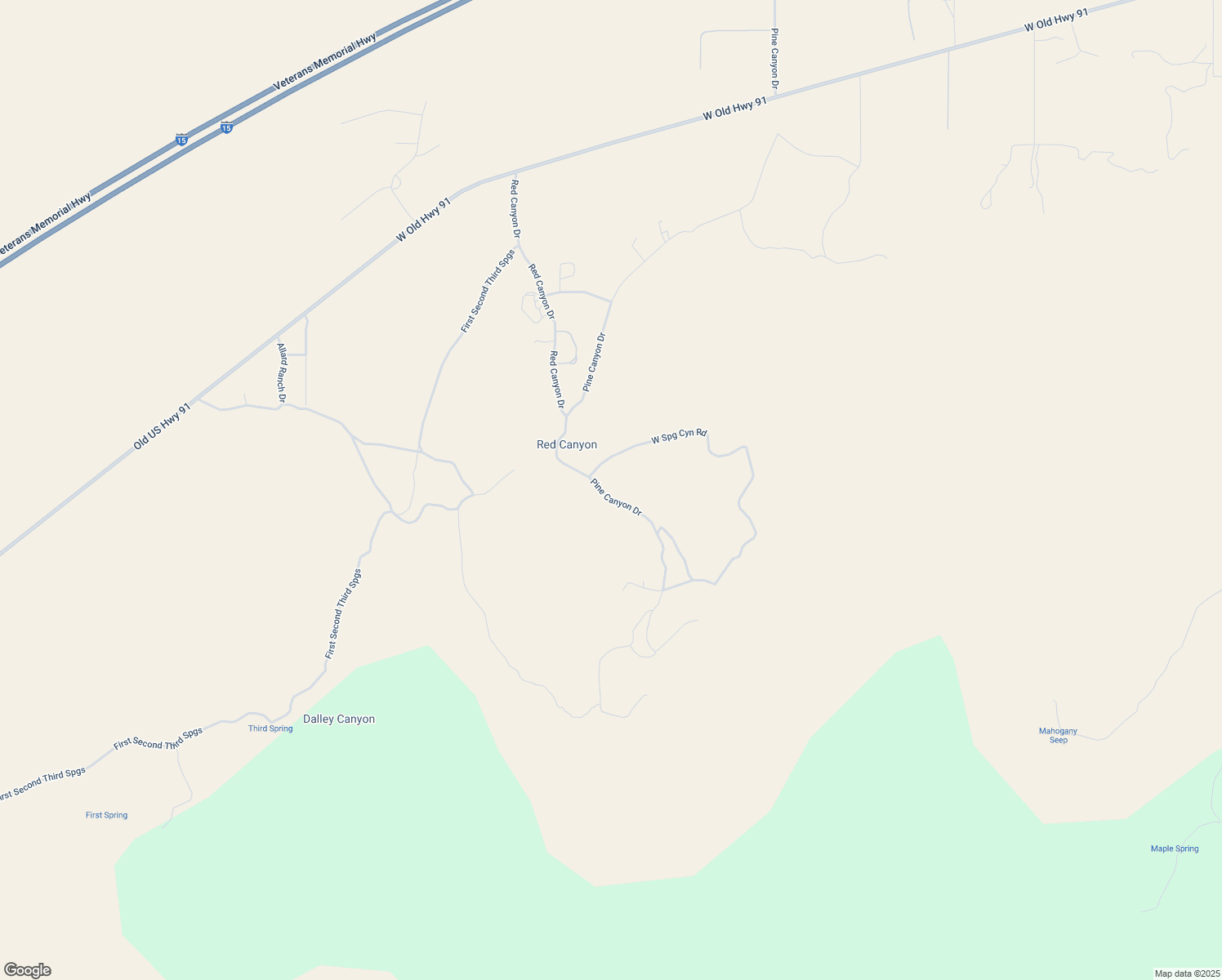 map of restaurants, bars, coffee shops, grocery stores, and more near 1741 South Red Canyon Drive in Summit