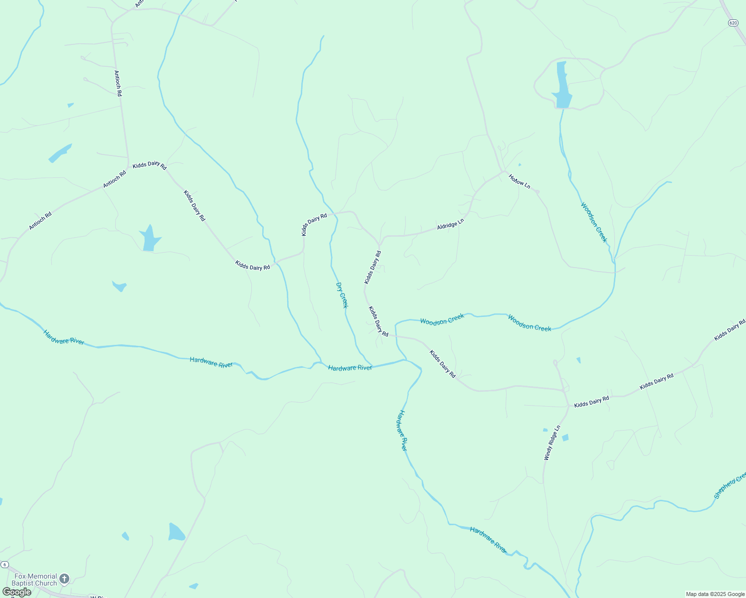 map of restaurants, bars, coffee shops, grocery stores, and more near 1931 Kidds Dairy Road in Scottsville