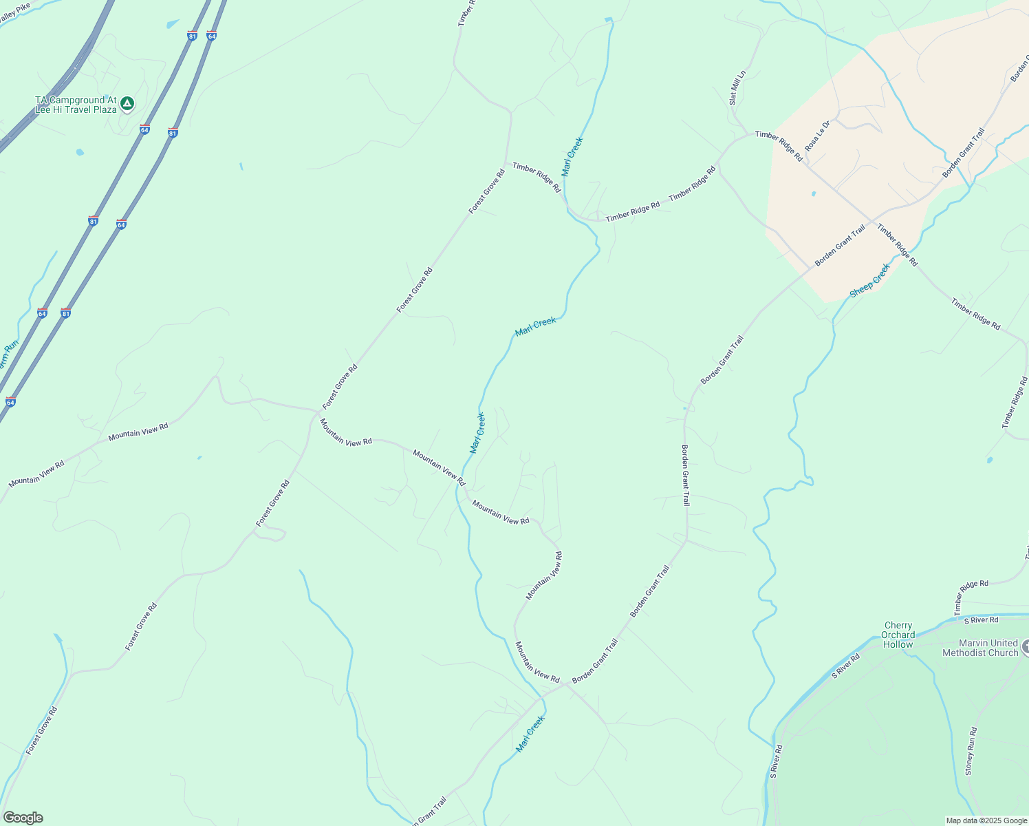 map of restaurants, bars, coffee shops, grocery stores, and more near Marlbrook in Buena Vista