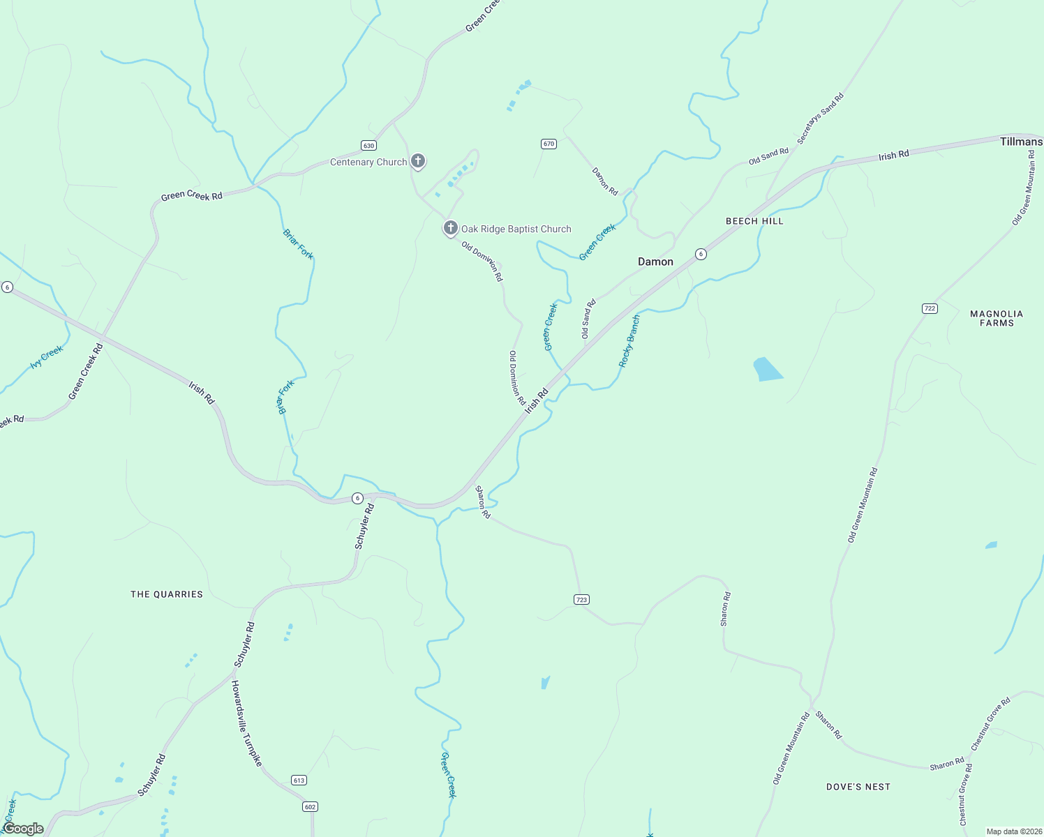 map of restaurants, bars, coffee shops, grocery stores, and more near 4687 Irish Road in Schuyler