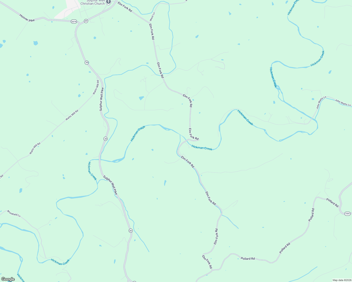map of restaurants, bars, coffee shops, grocery stores, and more near 2020 Elm Fork Road in Nicholasville