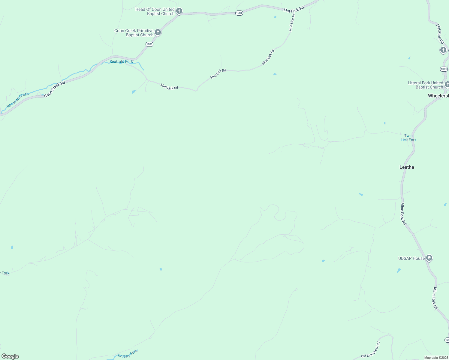 map of restaurants, bars, coffee shops, grocery stores, and more near Cr-1053 in Salyersville