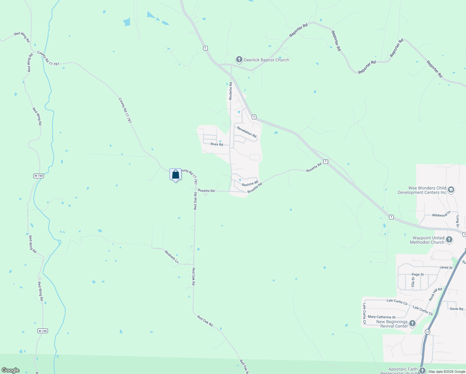 map of restaurants, bars, coffee shops, grocery stores, and more near 23732 Risen Road in Waynesville