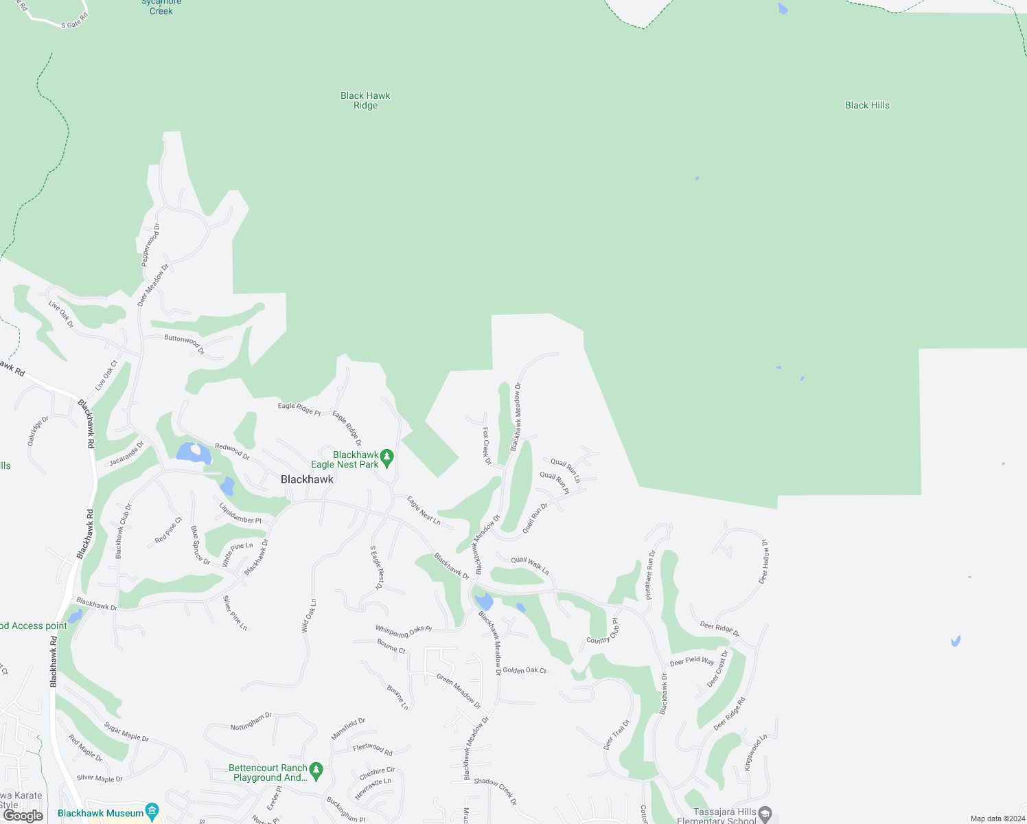 map of restaurants, bars, coffee shops, grocery stores, and more near 3166 Blackhawk Meadow Drive in Danville