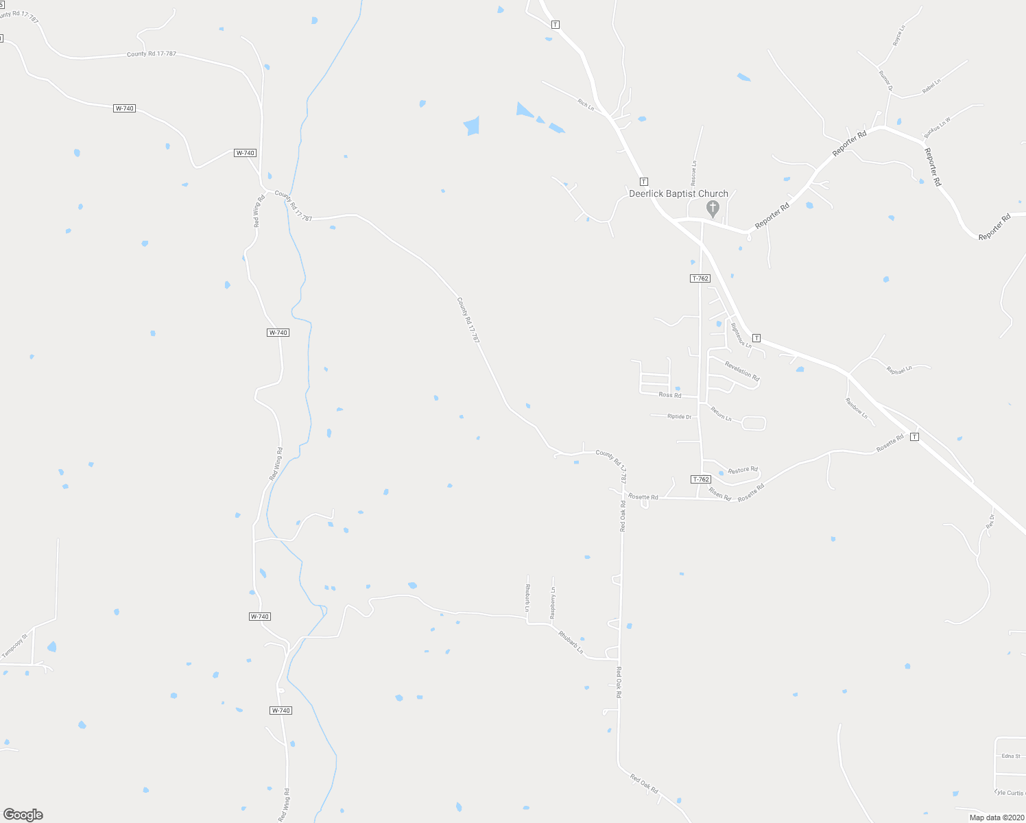 map of restaurants, bars, coffee shops, grocery stores, and more near Red Oak Rd in Waynesville