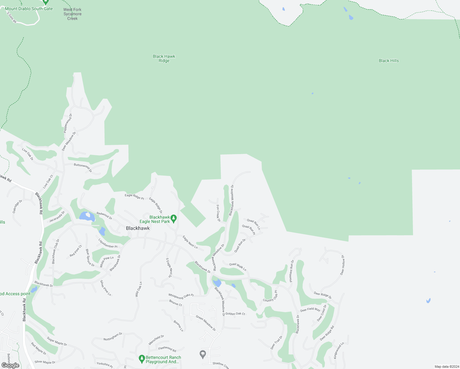 map of restaurants, bars, coffee shops, grocery stores, and more near 3146 Blackhawk Meadow Drive in Danville