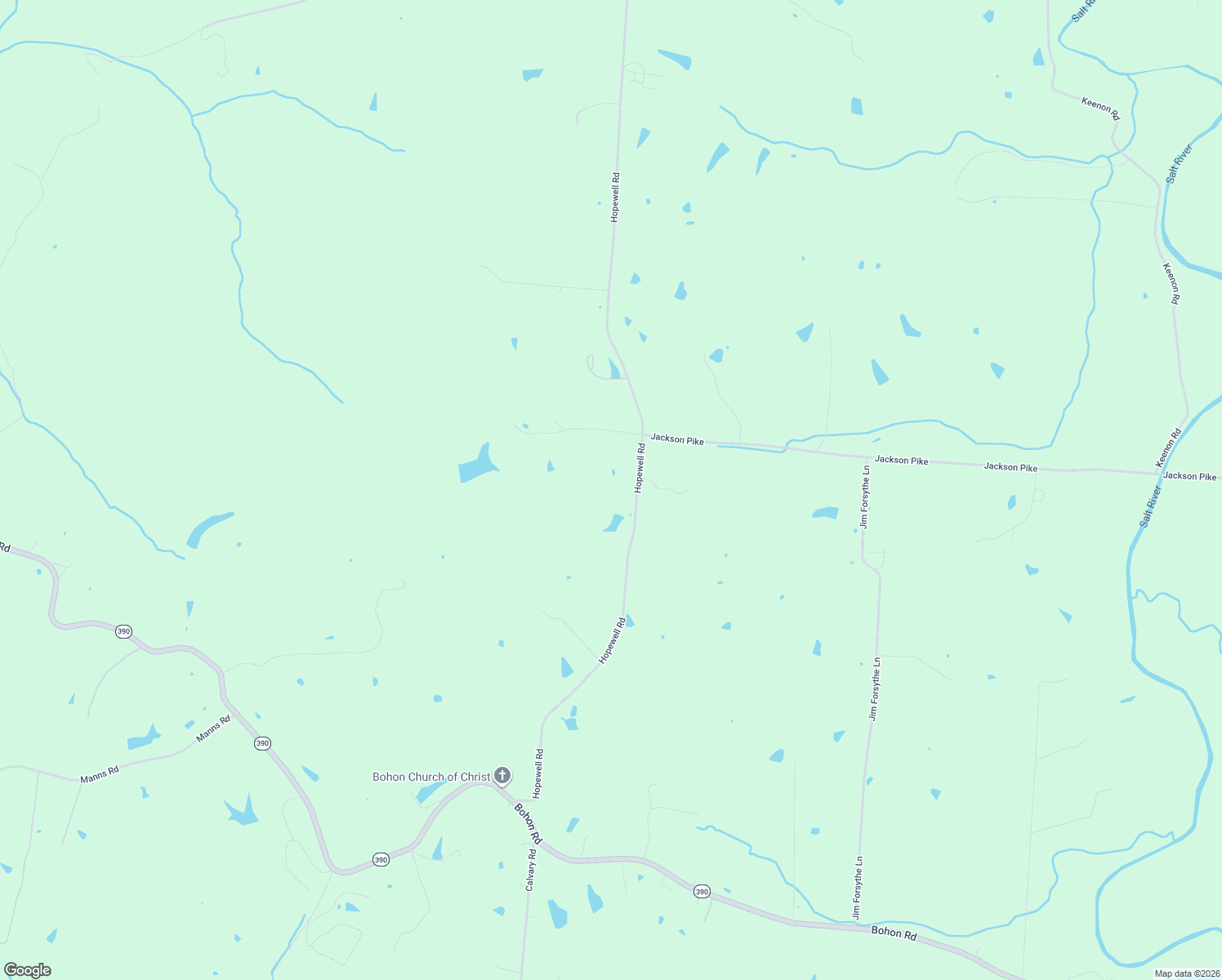 map of restaurants, bars, coffee shops, grocery stores, and more near 548 Hopewell Road in Harrodsburg