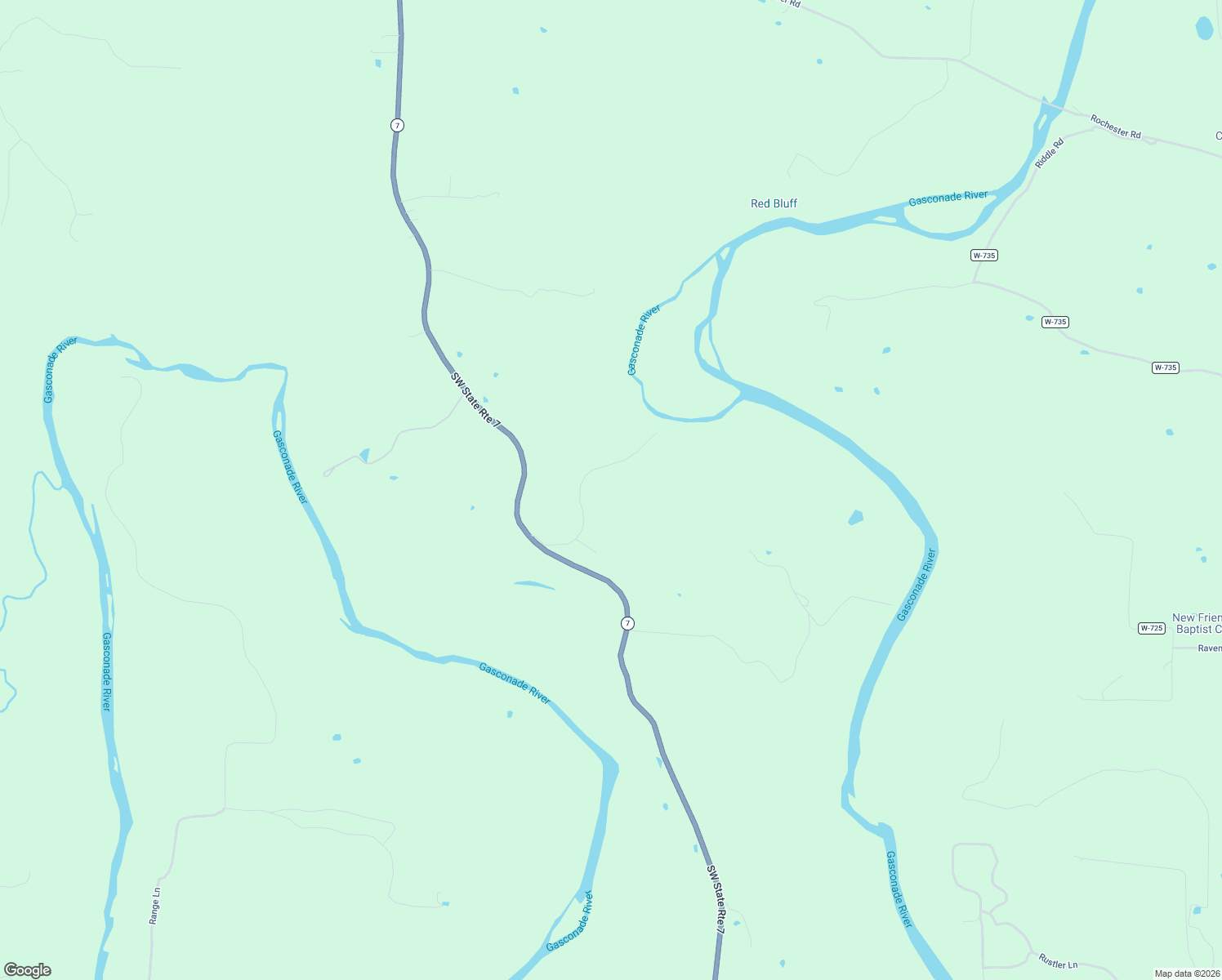 map of restaurants, bars, coffee shops, grocery stores, and more near 23350 Missouri 7 in Richland