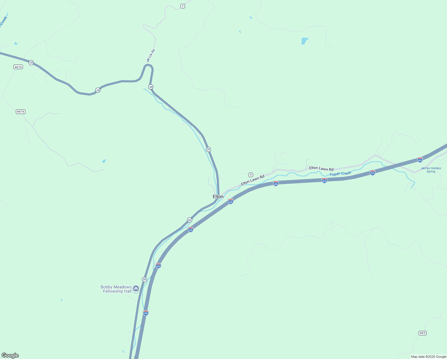 map of restaurants, bars, coffee shops, grocery stores, and more near 66 Elton Lawn Road in Green Sulphur Springs