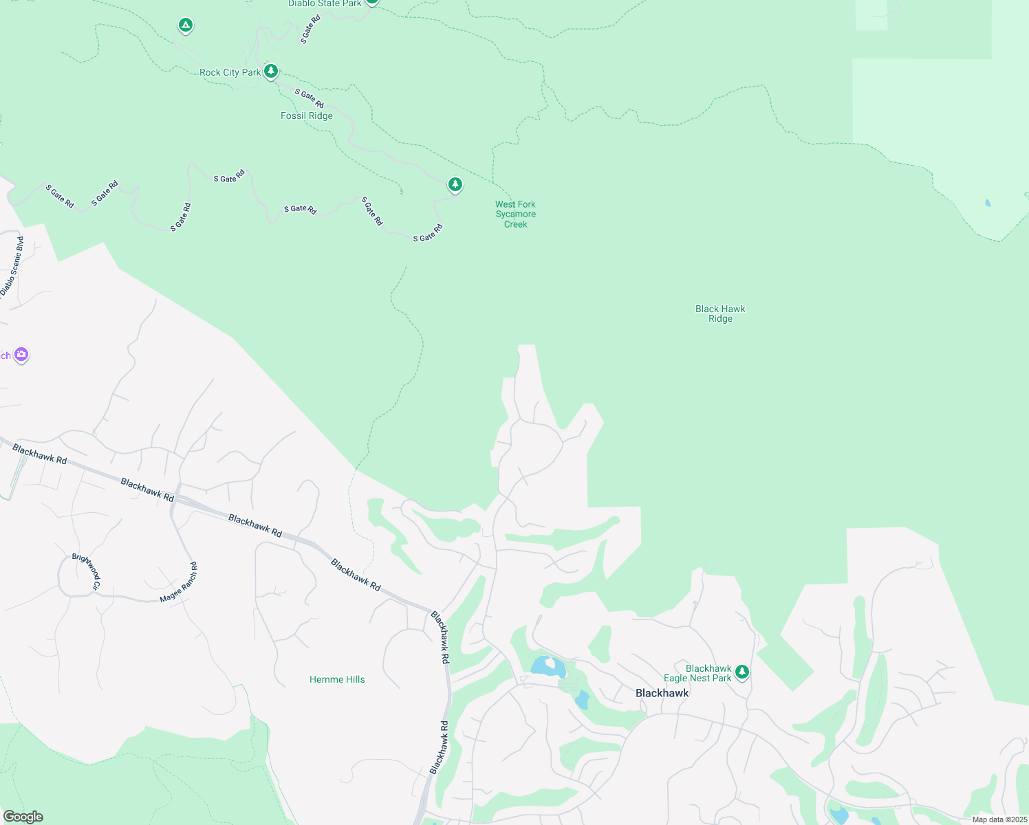map of restaurants, bars, coffee shops, grocery stores, and more near 98 Deer Meadow Drive in Blackhawk
