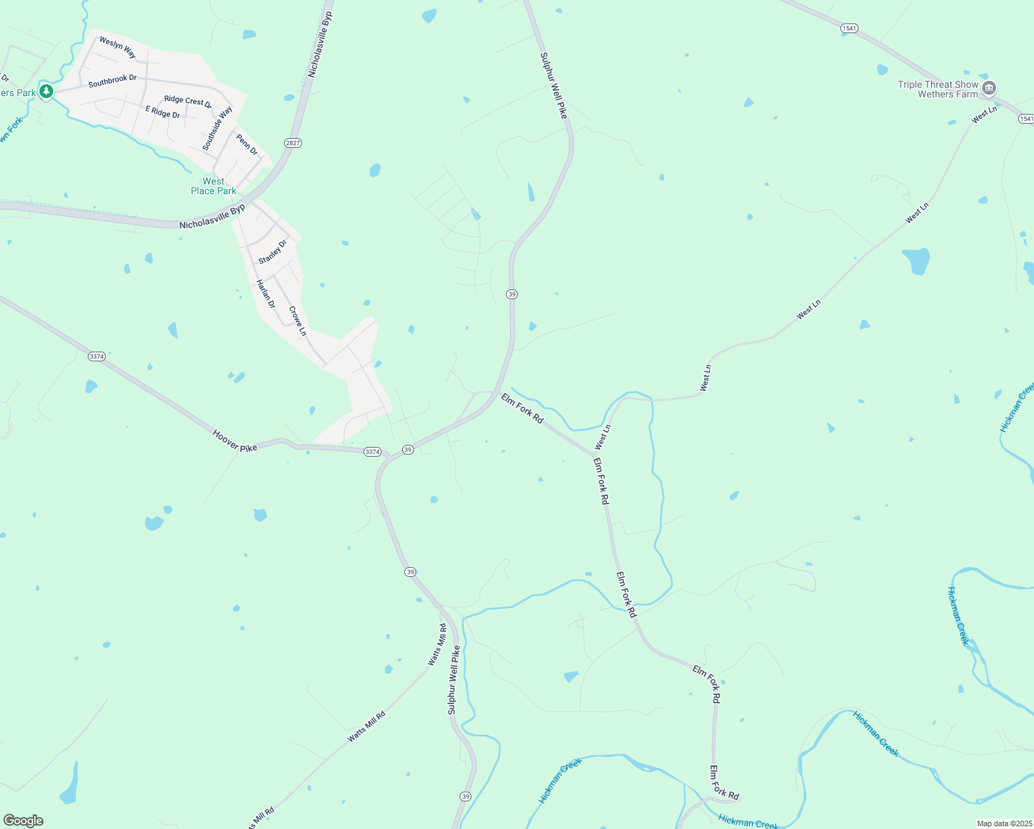 map of restaurants, bars, coffee shops, grocery stores, and more near 1056 Elm Fork Road in Nicholasville