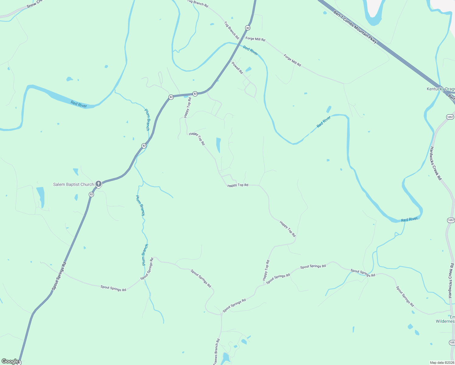 map of restaurants, bars, coffee shops, grocery stores, and more near 796 Happy Top Road in Clay City