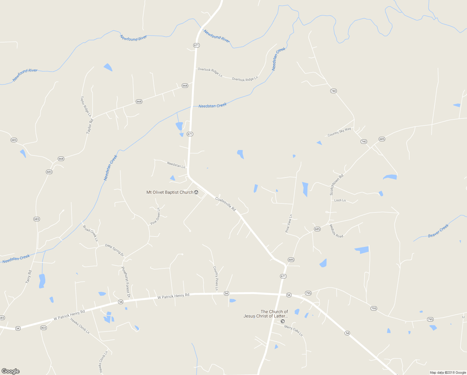 map of restaurants, bars, coffee shops, grocery stores, and more near 15548 Coatesville Road in Beaverdam