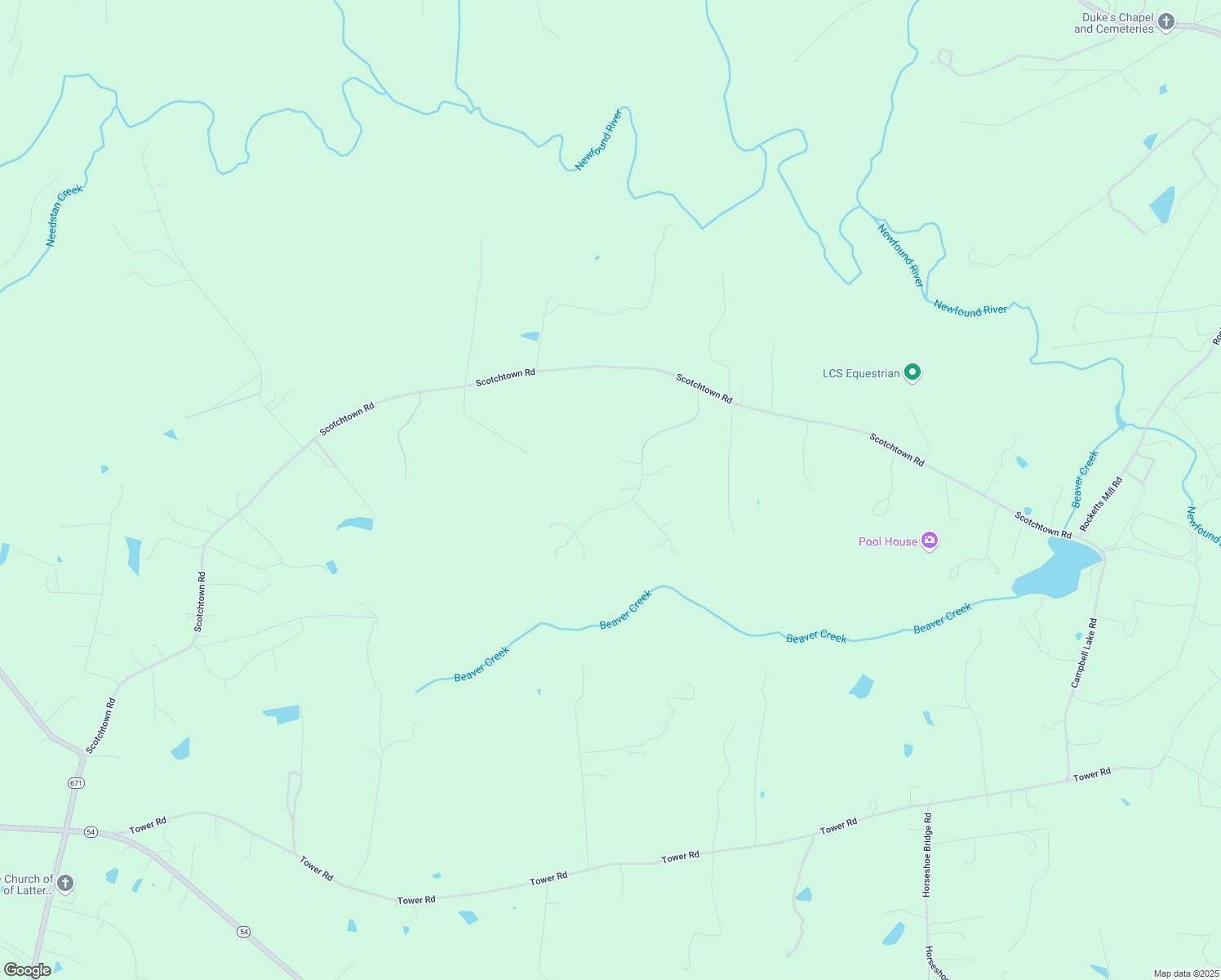 map of restaurants, bars, coffee shops, grocery stores, and more near 16067 Daybreak Lane in Beaverdam