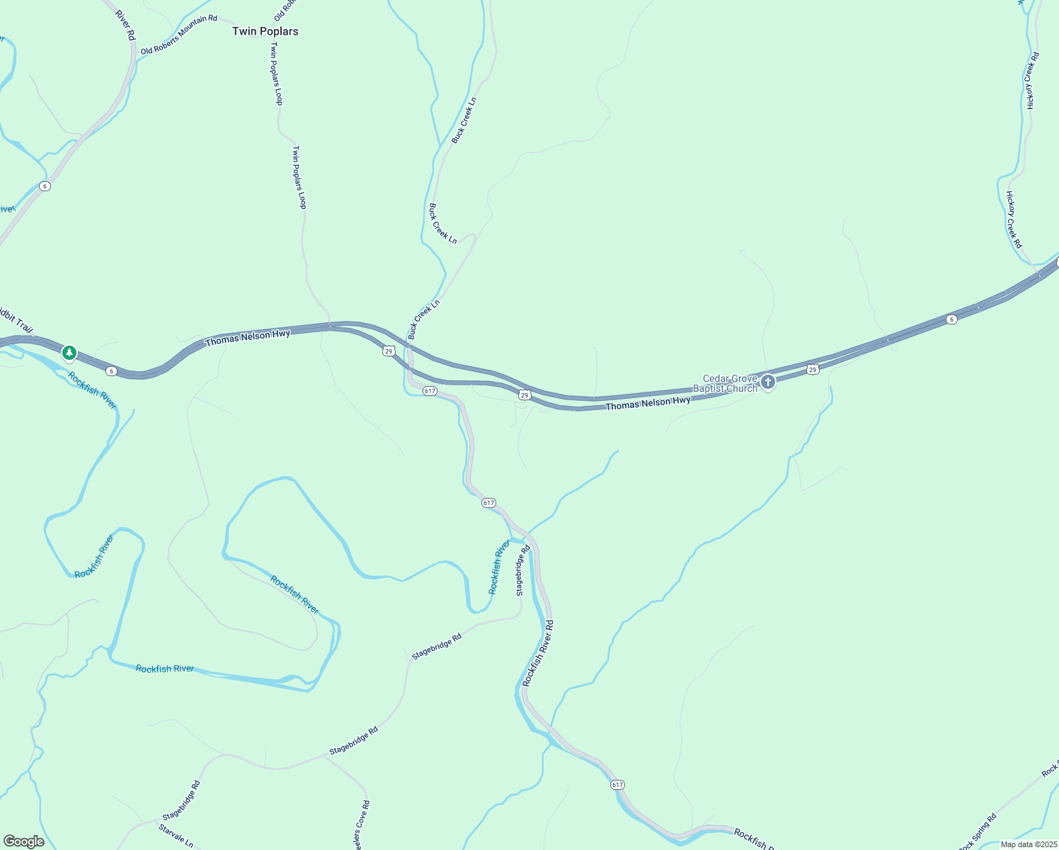 map of restaurants, bars, coffee shops, grocery stores, and more near 141 Aistrop Lane in Faber