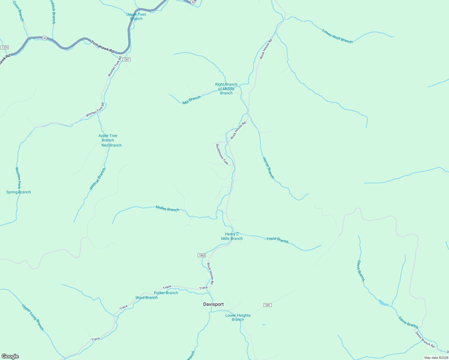 map of restaurants, bars, coffee shops, grocery stores, and more near Raylee Lane in Tomahawk