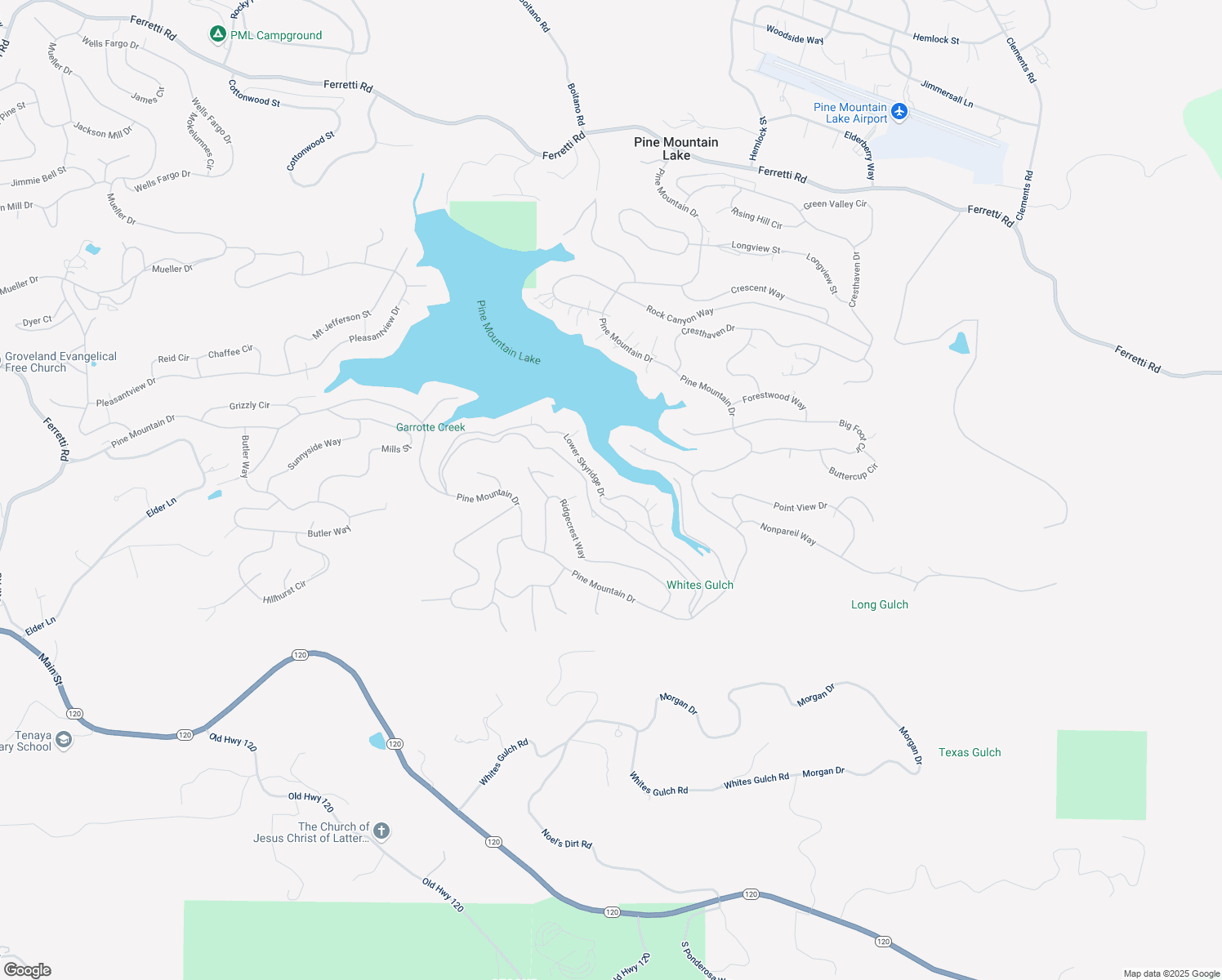 map of restaurants, bars, coffee shops, grocery stores, and more near 20214 Lower Skyridge Drive in Groveland