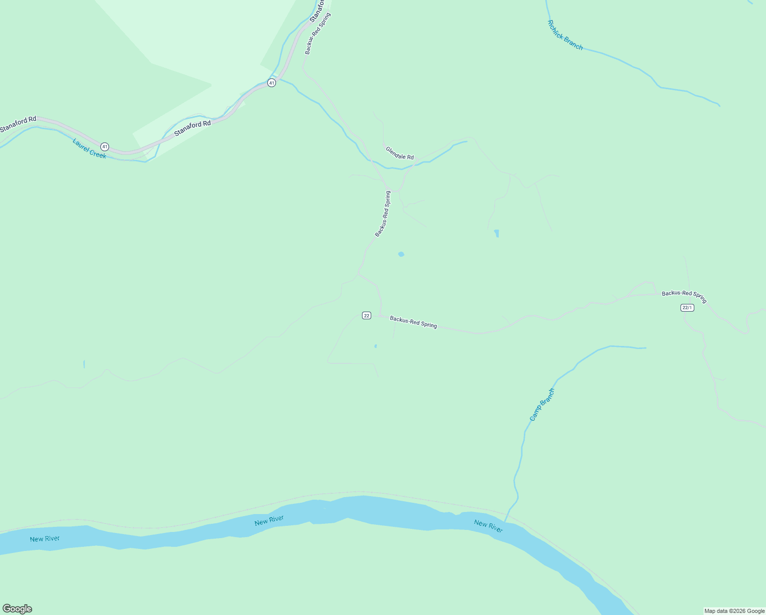 map of restaurants, bars, coffee shops, grocery stores, and more near 1749 Backus Mountain in Meadow Bridge