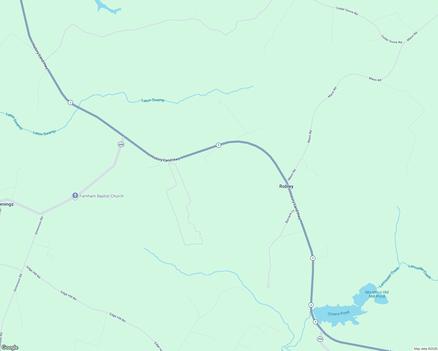 map of restaurants, bars, coffee shops, grocery stores, and more near 151 Heaggans Road in Farnham