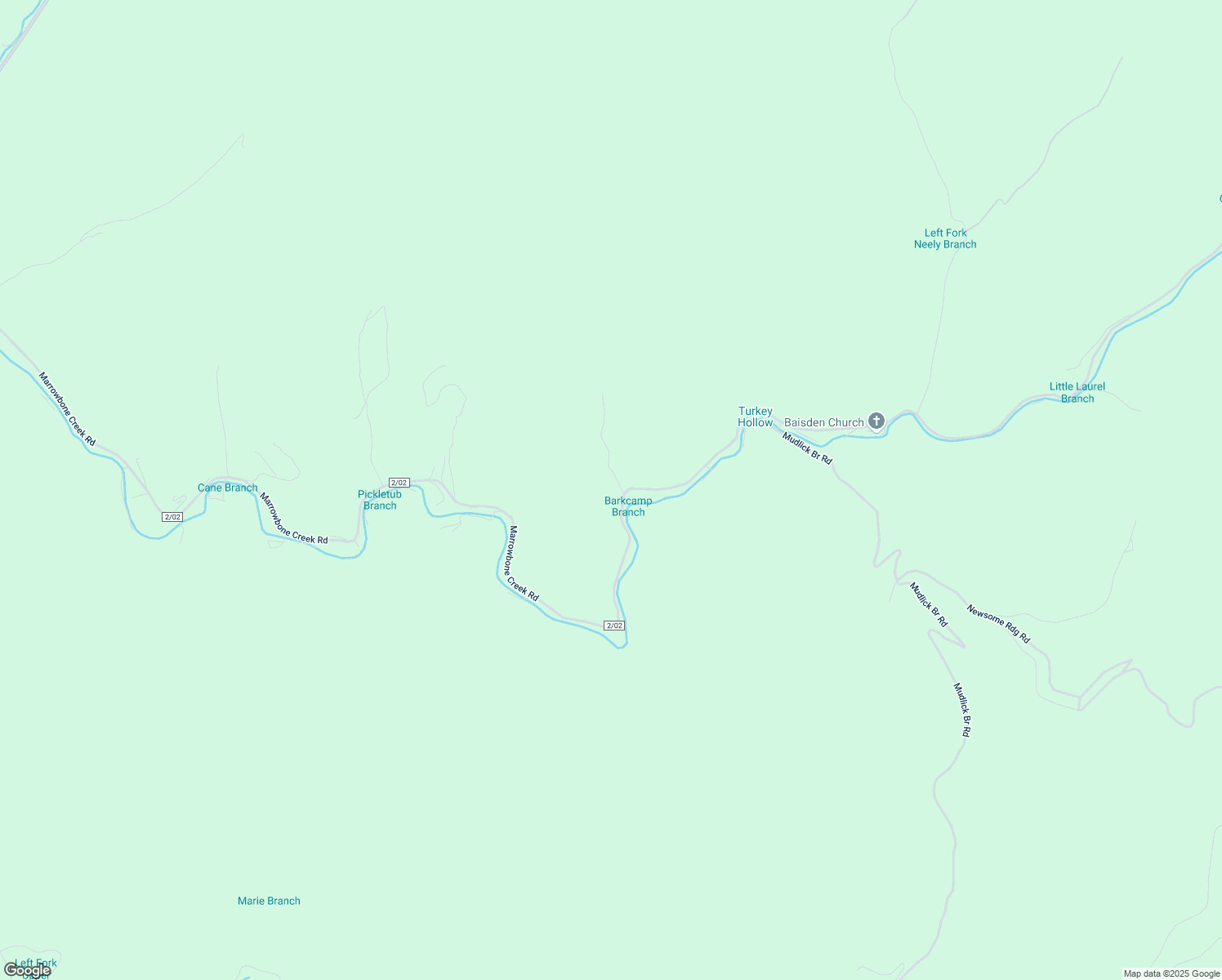 map of restaurants, bars, coffee shops, grocery stores, and more near 66 Barkcamp Bridge in Kermit