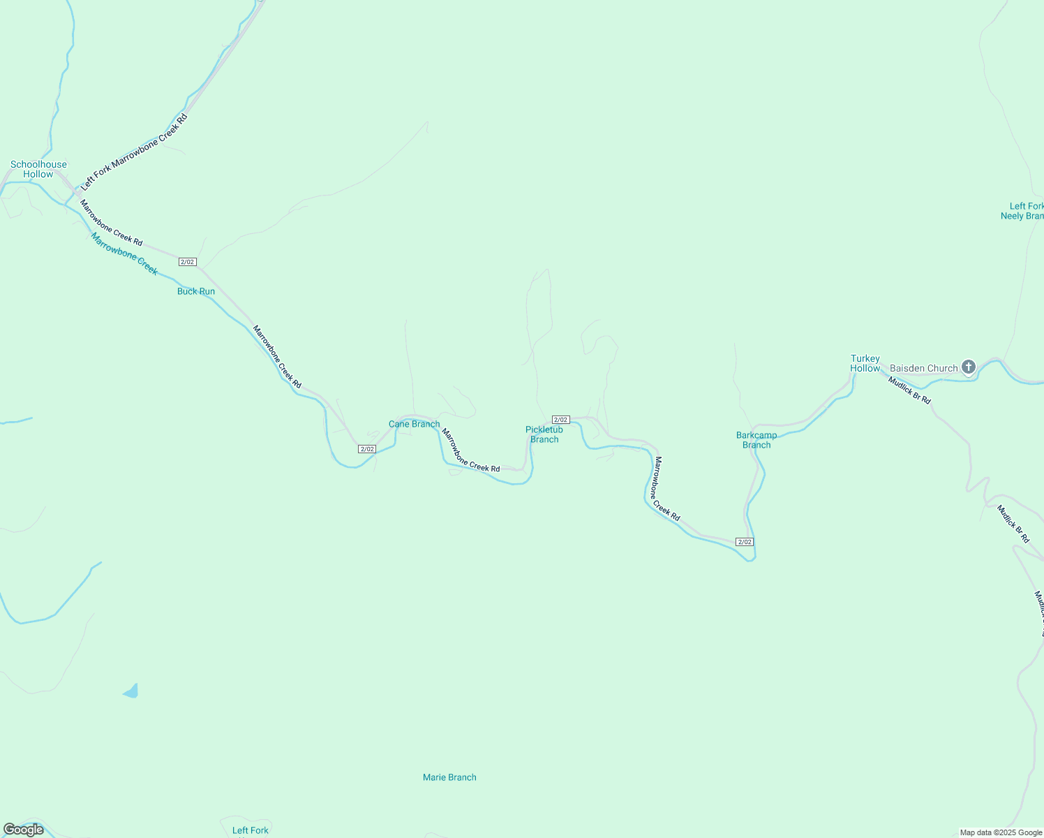 map of restaurants, bars, coffee shops, grocery stores, and more near 2806 Marrowbone Creek in Kermit