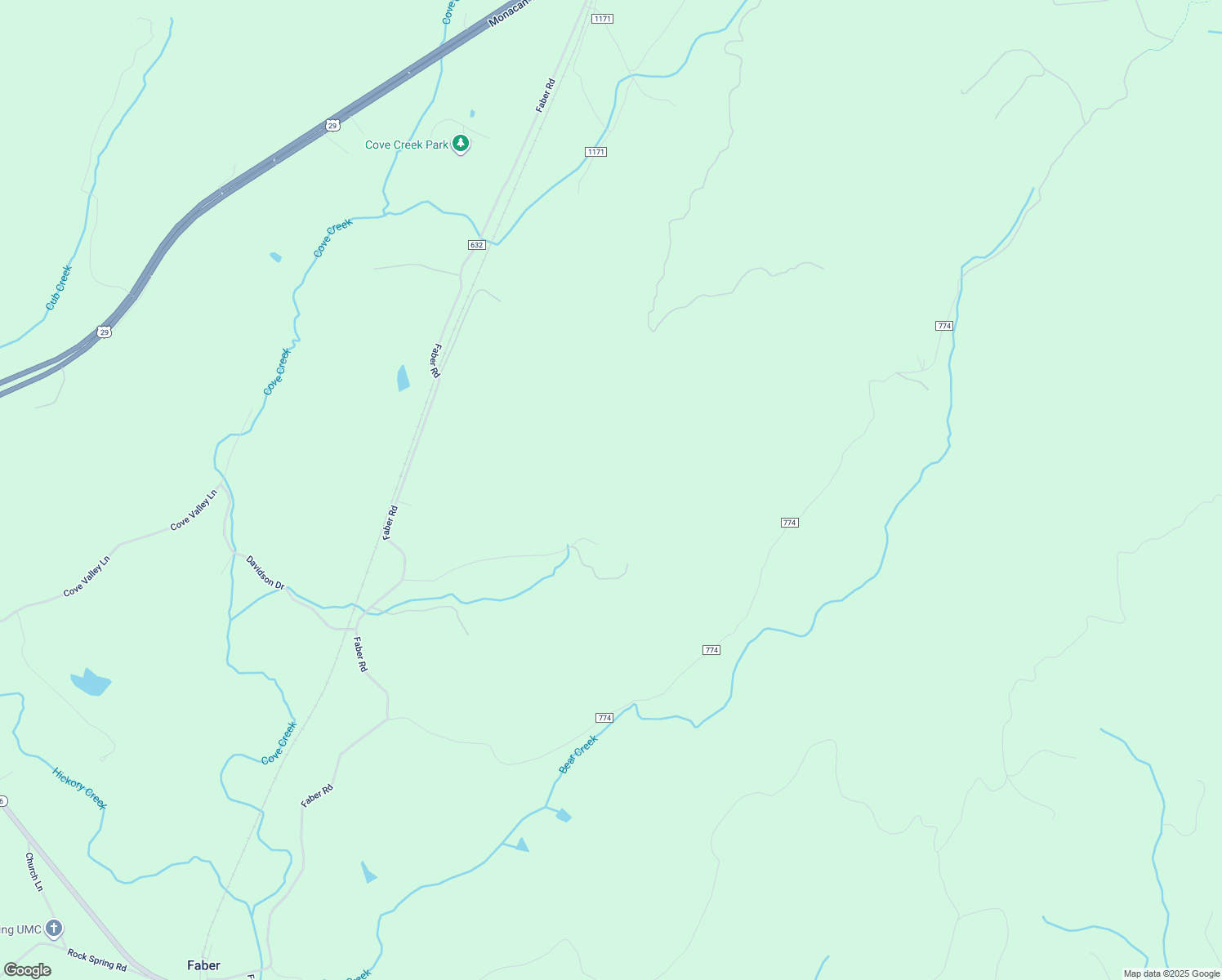 map of restaurants, bars, coffee shops, grocery stores, and more near 2350 Commonwealth Drive in Charlottesville