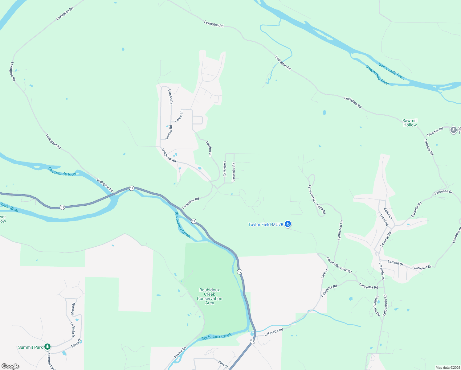 map of restaurants, bars, coffee shops, grocery stores, and more near 21021 Lacombe Road in Waynesville