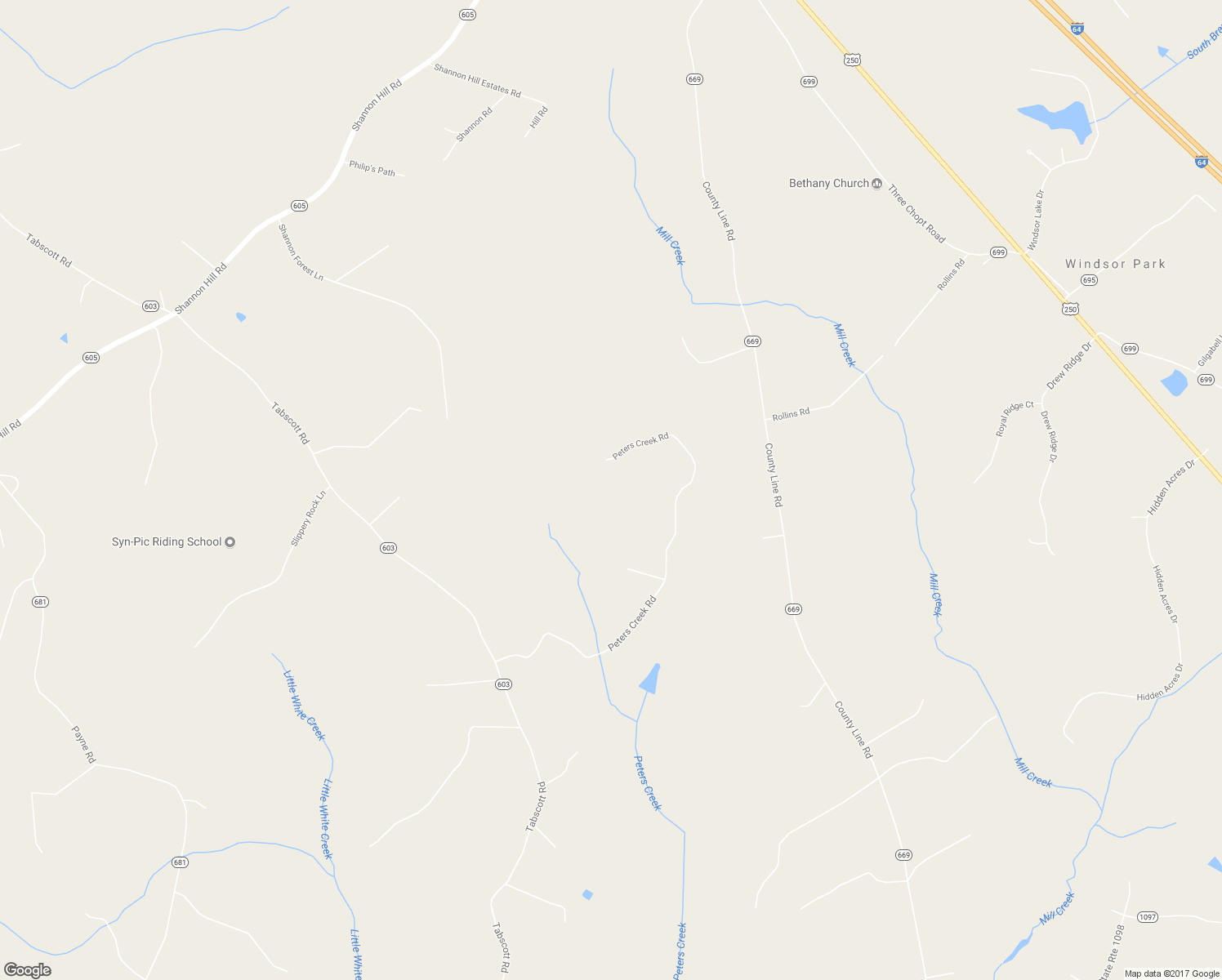 map of restaurants, bars, coffee shops, grocery stores, and more near 4650 Peters Creek Road in Columbia