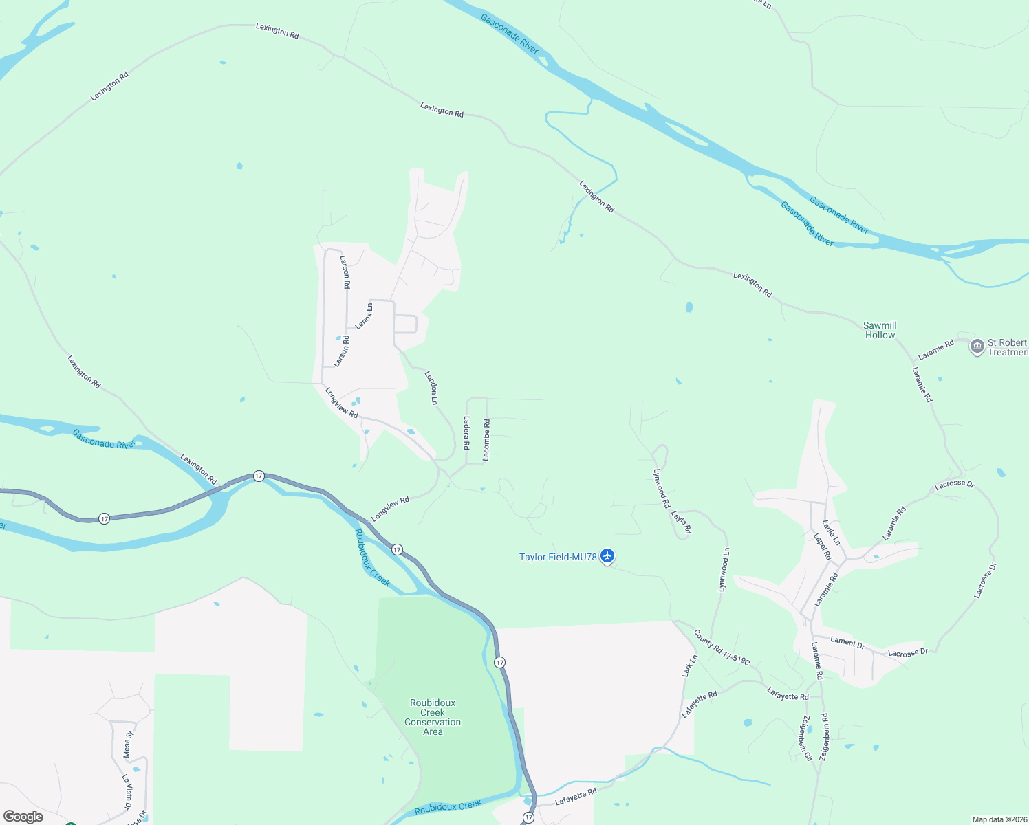 map of restaurants, bars, coffee shops, grocery stores, and more near 18955 Ladera Road in Waynesville