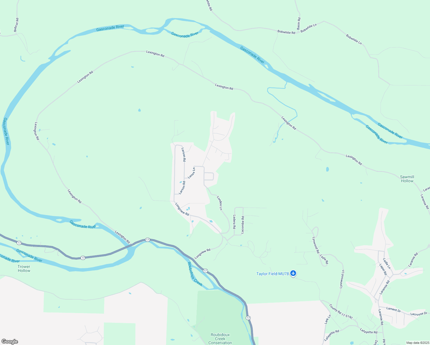 map of restaurants, bars, coffee shops, grocery stores, and more near 20540 Luna Road in Waynesville