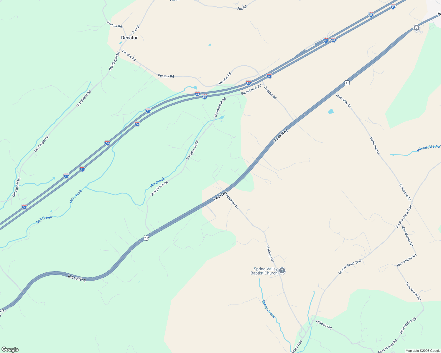 map of restaurants, bars, coffee shops, grocery stores, and more near 82 Ridge View Lane in Fairfield