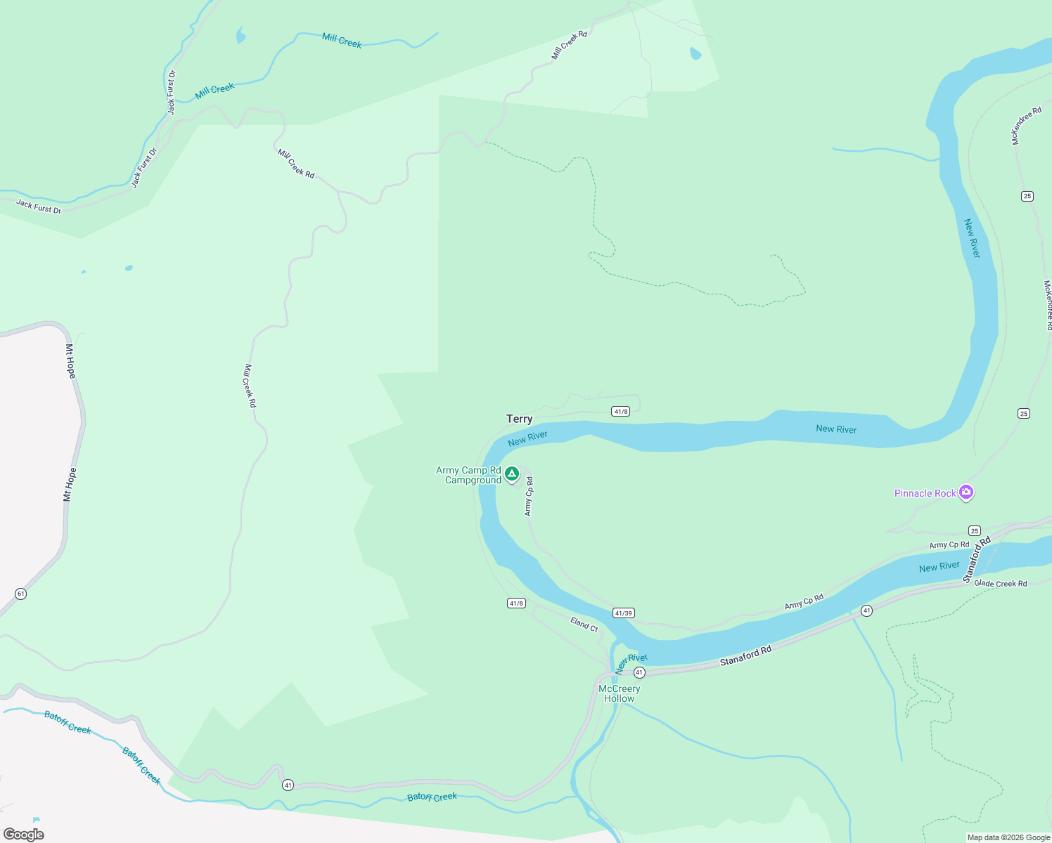 map of restaurants, bars, coffee shops, grocery stores, and more near in Terry