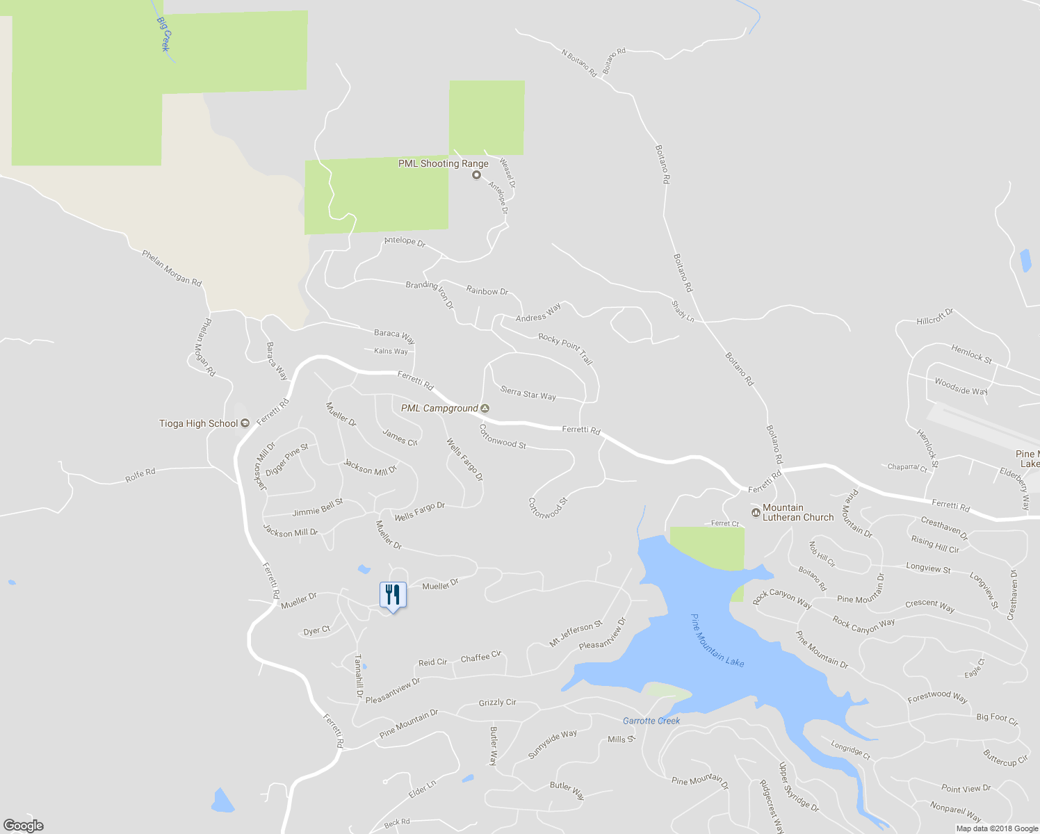 map of restaurants, bars, coffee shops, grocery stores, and more near 19526 Ferretti Road in Groveland