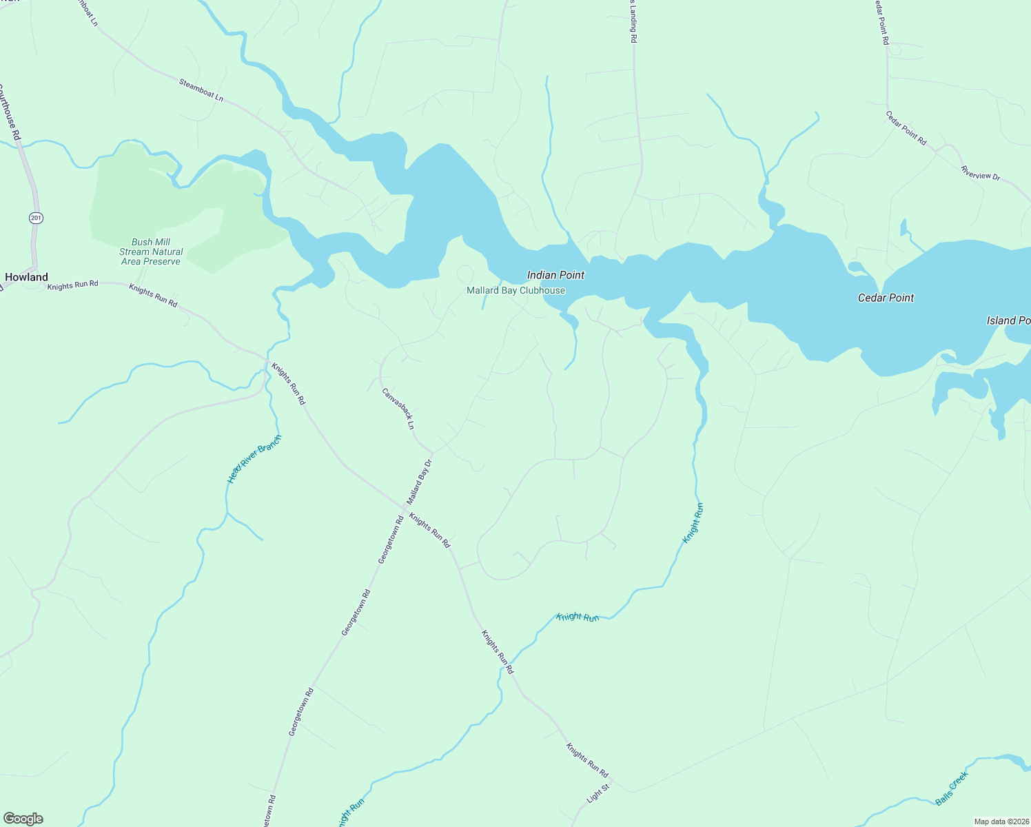 map of restaurants, bars, coffee shops, grocery stores, and more near 73 Dabbler Drive in Heathsville
