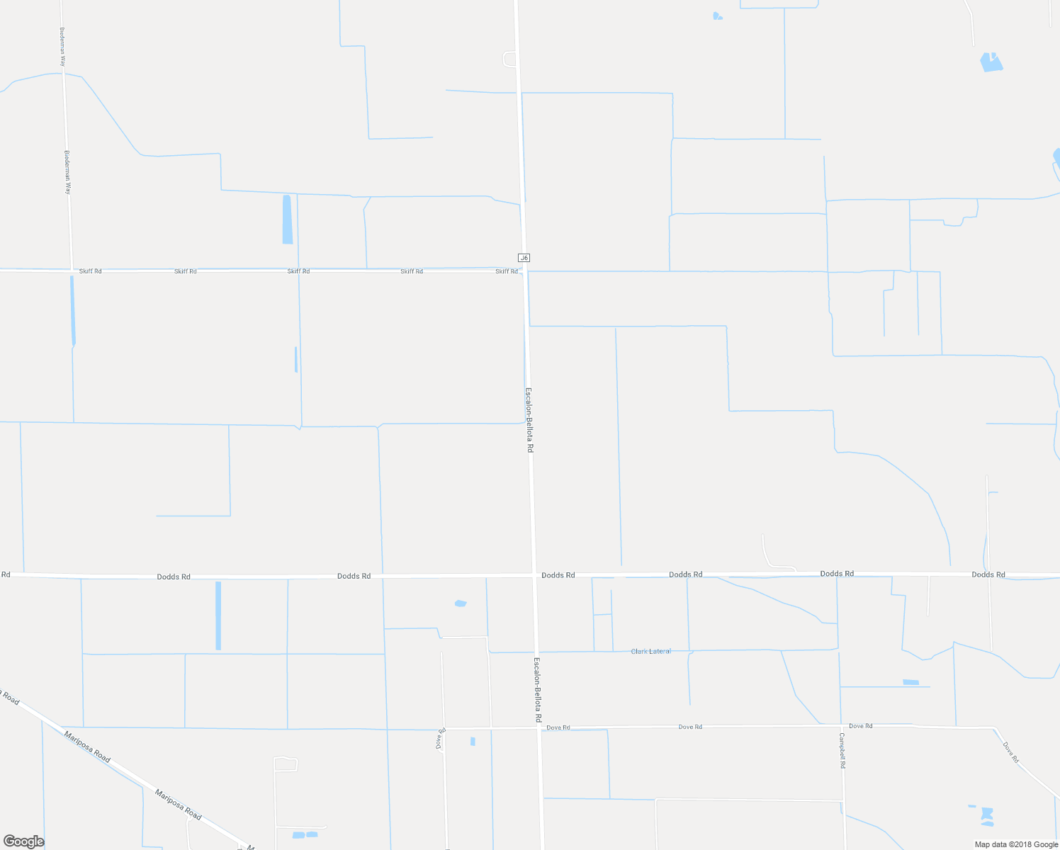 map of restaurants, bars, coffee shops, grocery stores, and more near Escalon-Bellota Road in Escalon