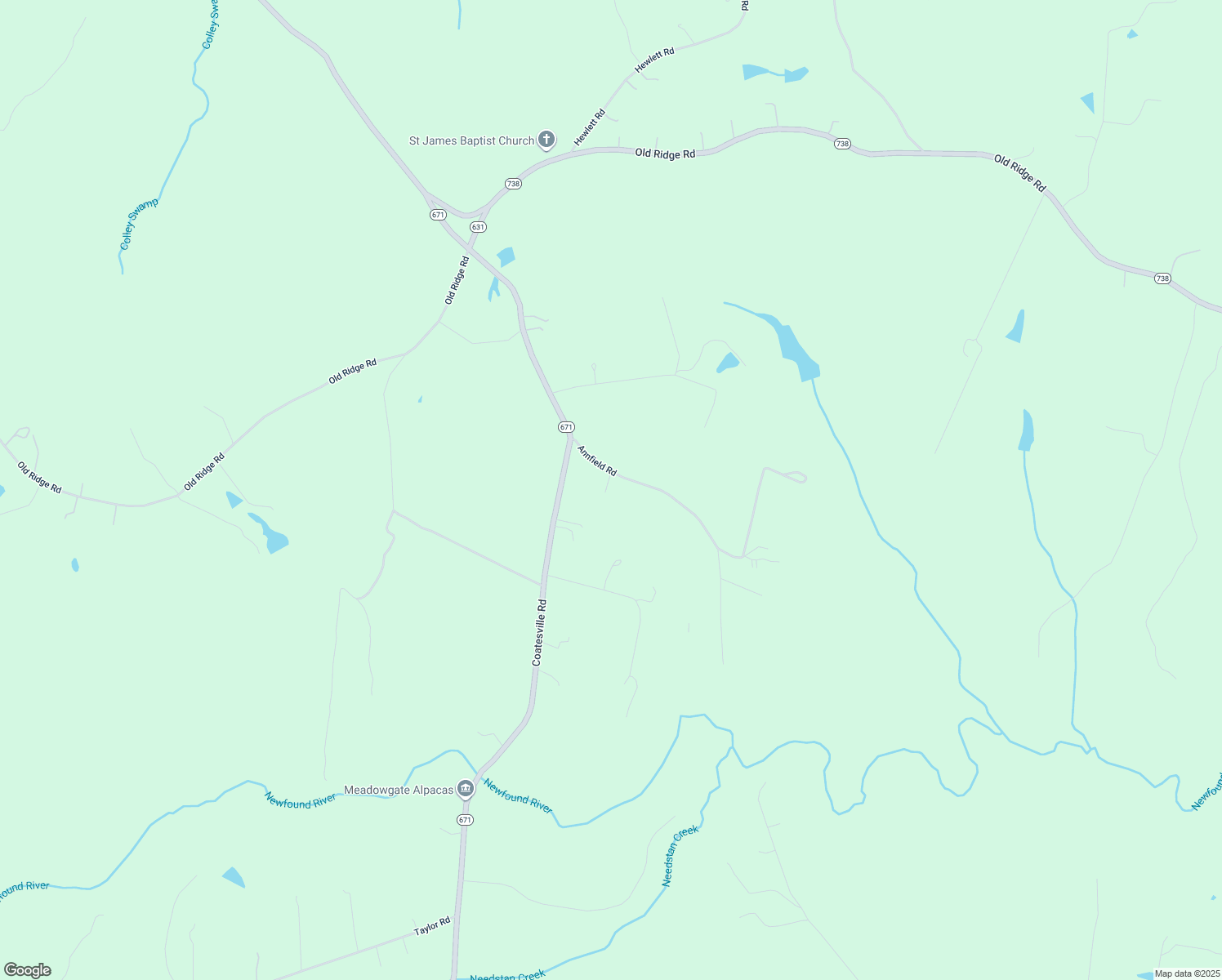 map of restaurants, bars, coffee shops, grocery stores, and more near 17079 Annfield Rd in Beaverdam