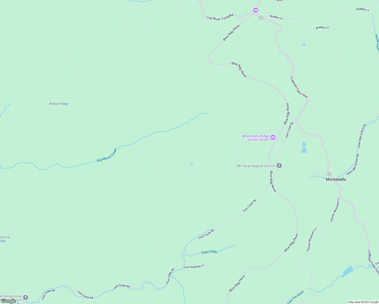 map of restaurants, bars, coffee shops, grocery stores, and more near 425 Edsel Hollow Trail in Vesuvius