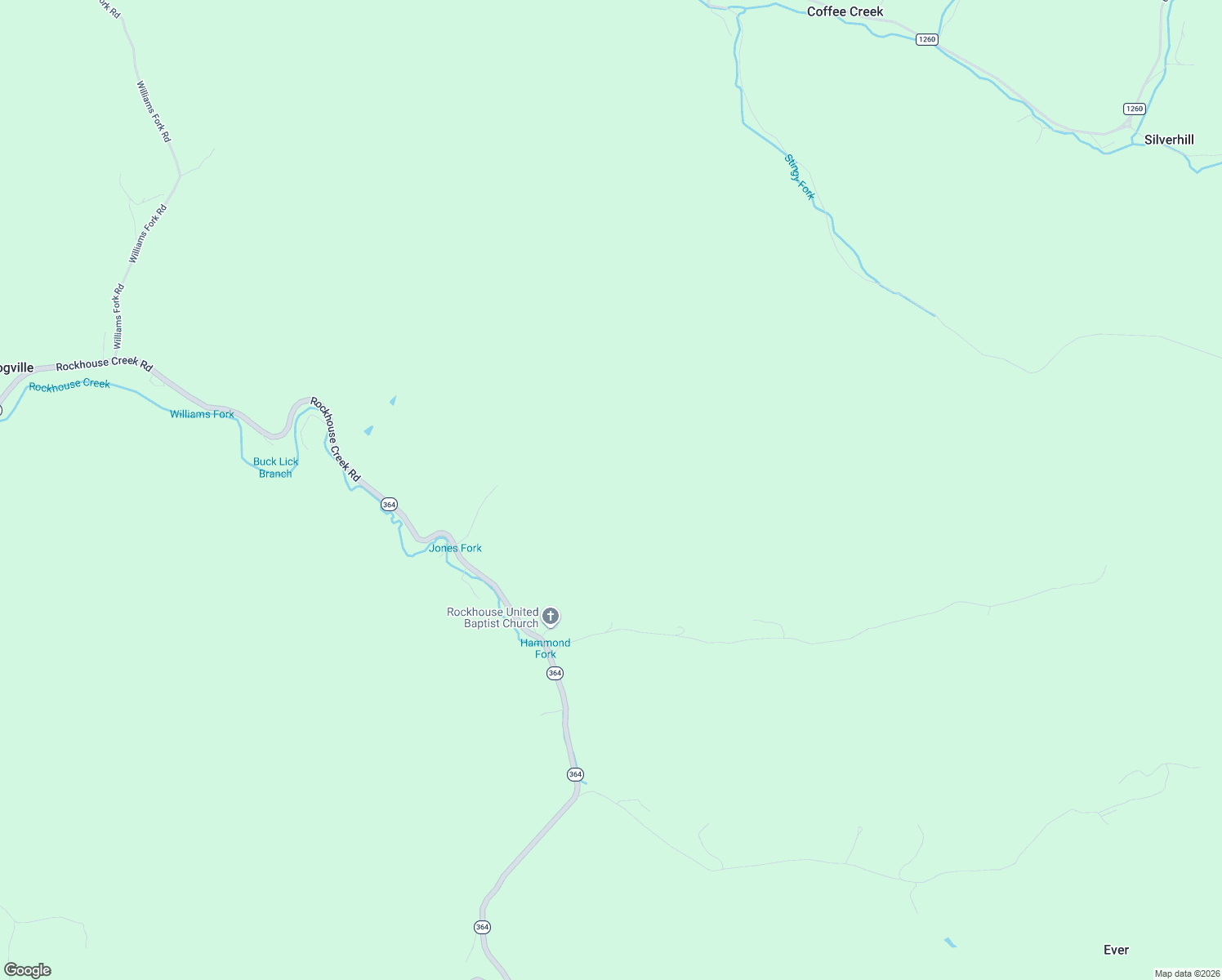 map of restaurants, bars, coffee shops, grocery stores, and more near 115 Hammond Fork Road in Salyersville