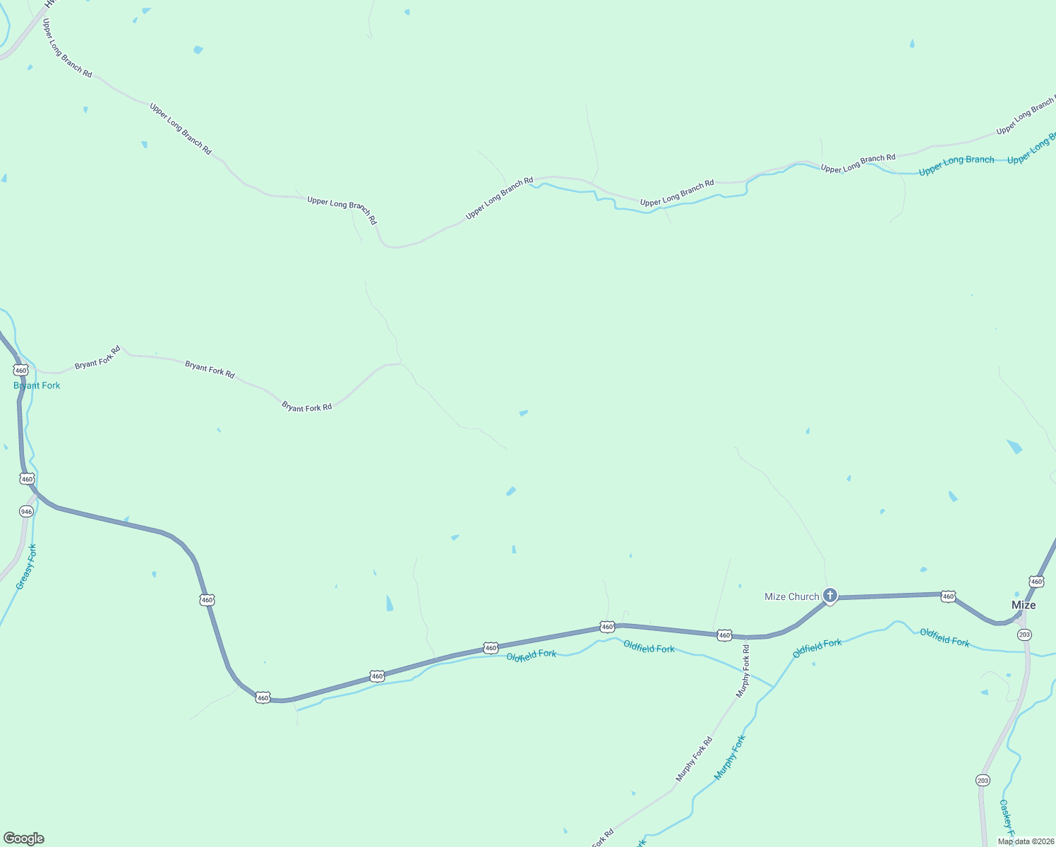 map of restaurants, bars, coffee shops, grocery stores, and more near 1912 Bryant Fork Road in Ezel
