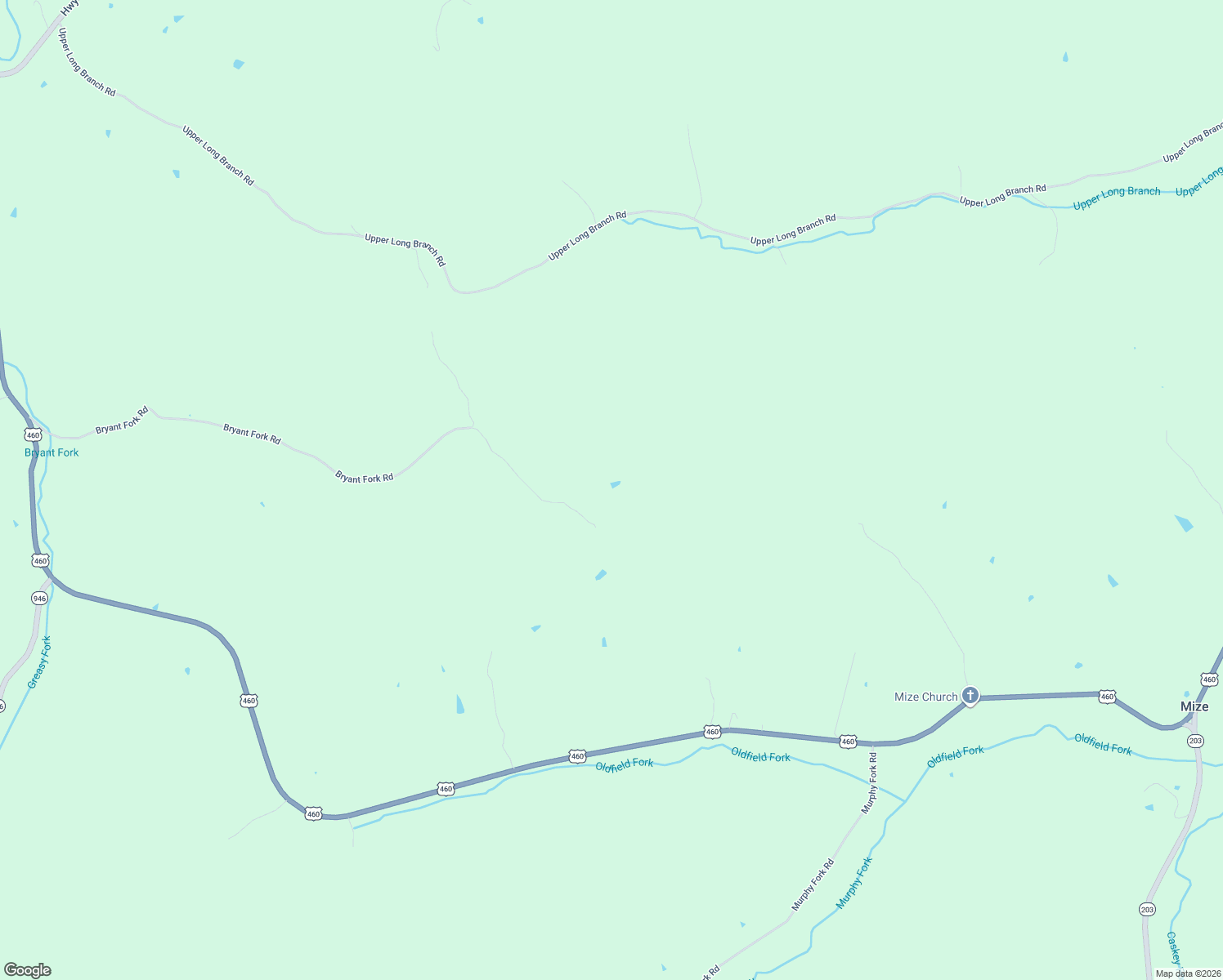 map of restaurants, bars, coffee shops, grocery stores, and more near 1912 Bryant Fork Road in Ezel