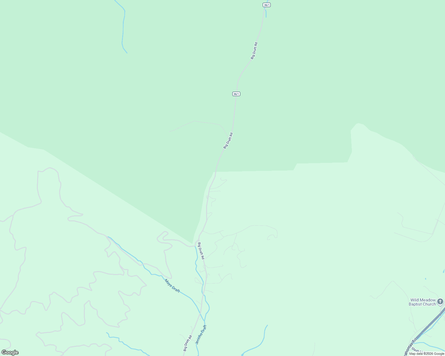map of restaurants, bars, coffee shops, grocery stores, and more near 6212 Big Draft Road in White Sulphur Springs