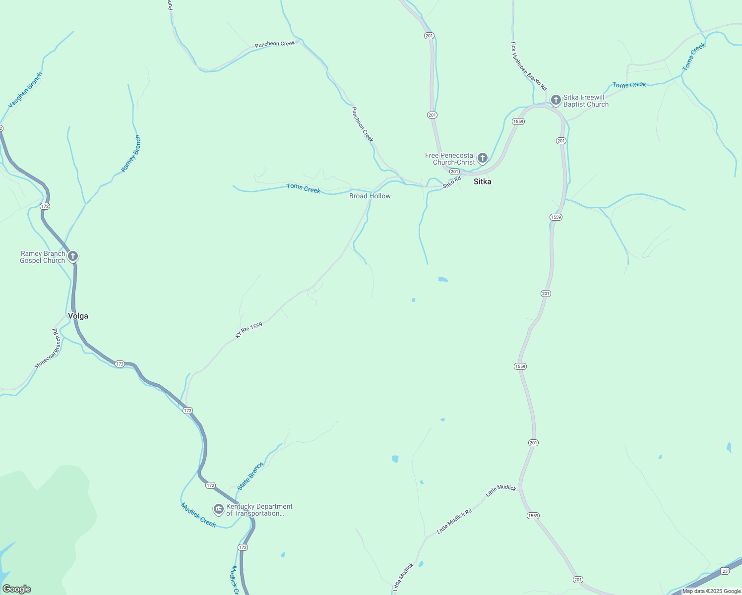 map of restaurants, bars, coffee shops, grocery stores, and more near 138 Barker Branch Road in Sitka