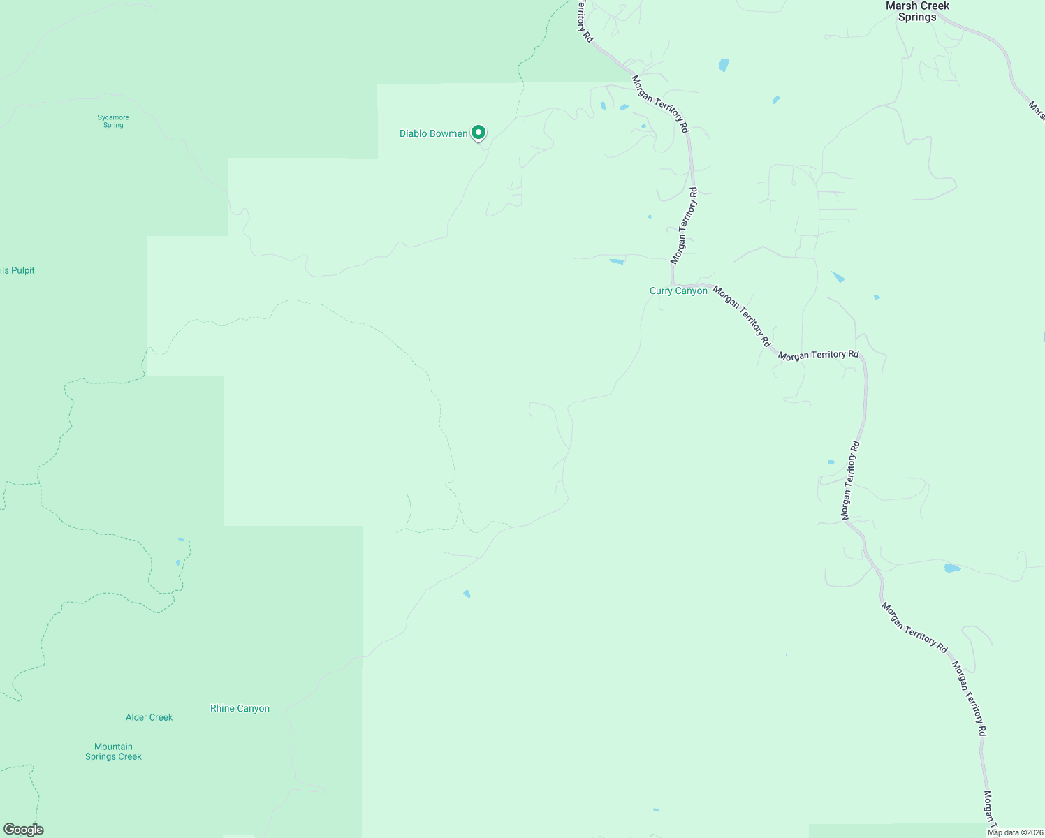 map of restaurants, bars, coffee shops, grocery stores, and more near 1980 Curry Canyon Road in Clayton