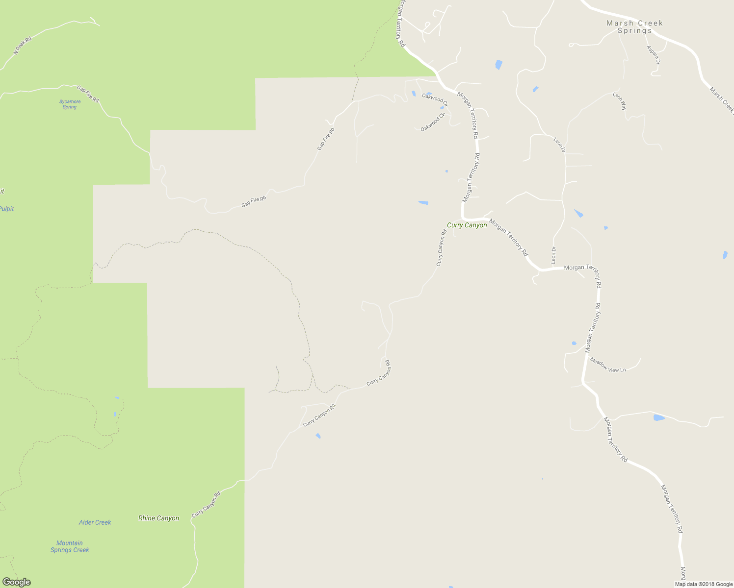 map of restaurants, bars, coffee shops, grocery stores, and more near 1950 Curry Canyon Road in Clayton