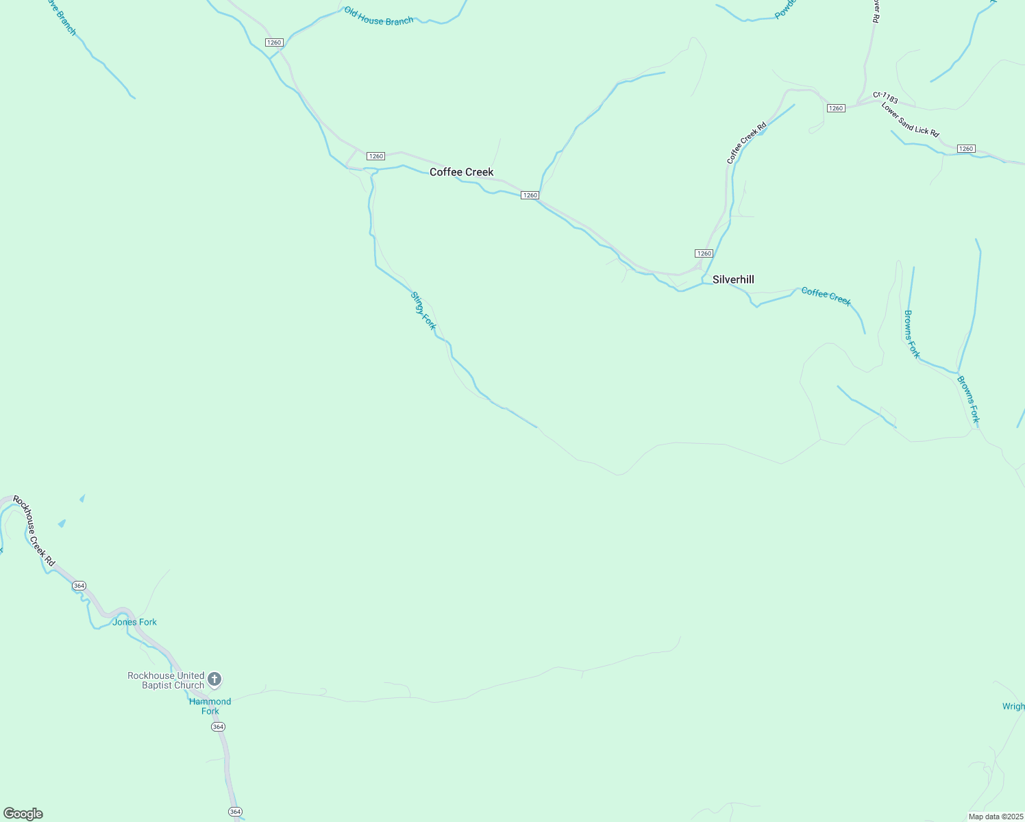 map of restaurants, bars, coffee shops, grocery stores, and more near Stingy Fork Road in Morgan County