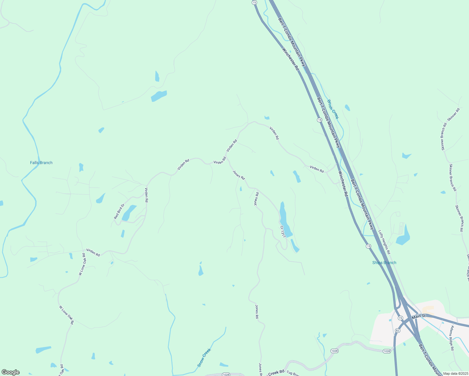 map of restaurants, bars, coffee shops, grocery stores, and more near 130 Oak Ridge Road in Clay City