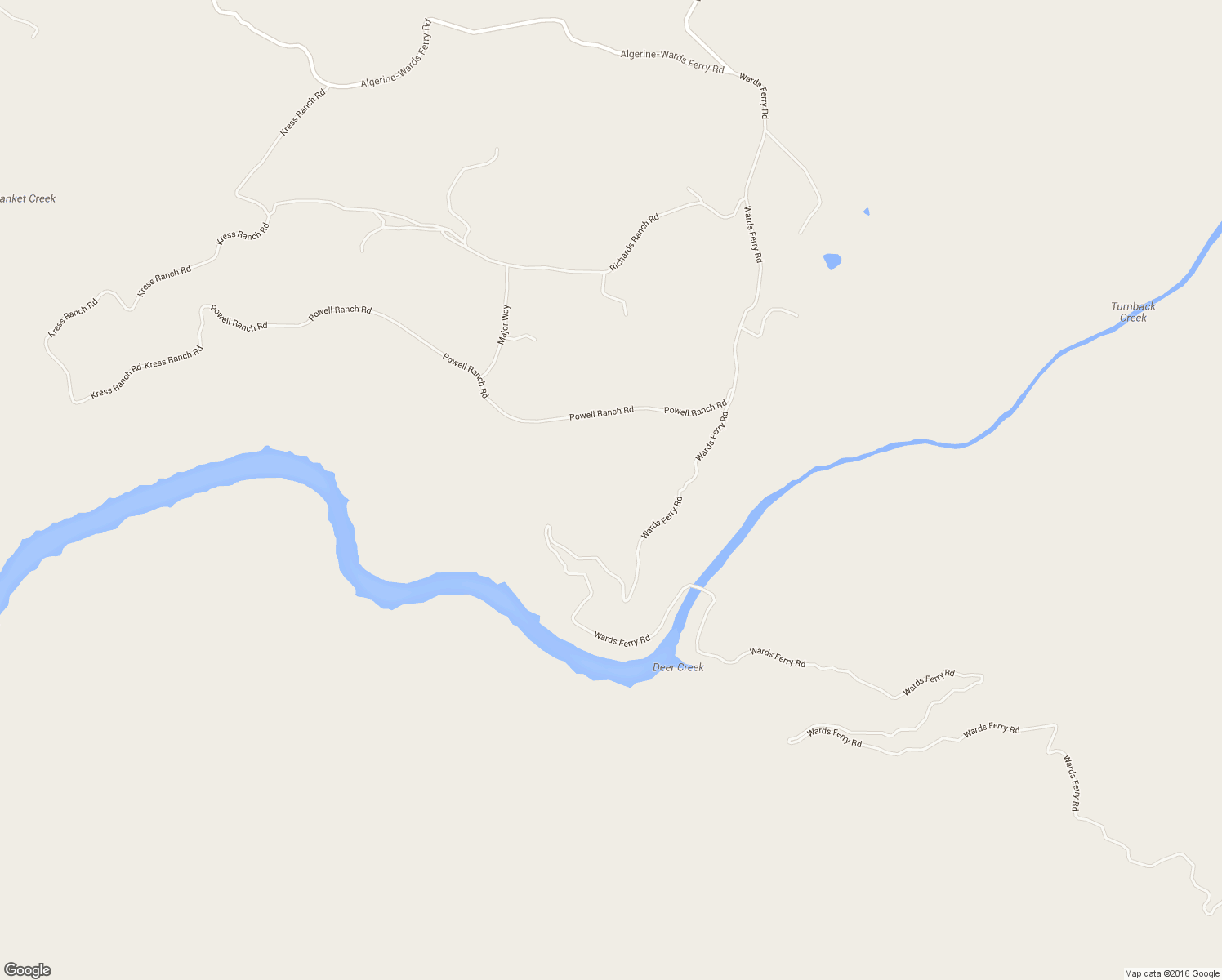 map of restaurants, bars, coffee shops, grocery stores, and more near 26255 Powell Ranch Road in Sonora