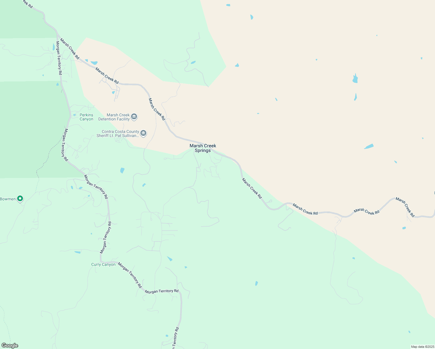 map of restaurants, bars, coffee shops, grocery stores, and more near 12550 Marsh Creek Road in Clayton