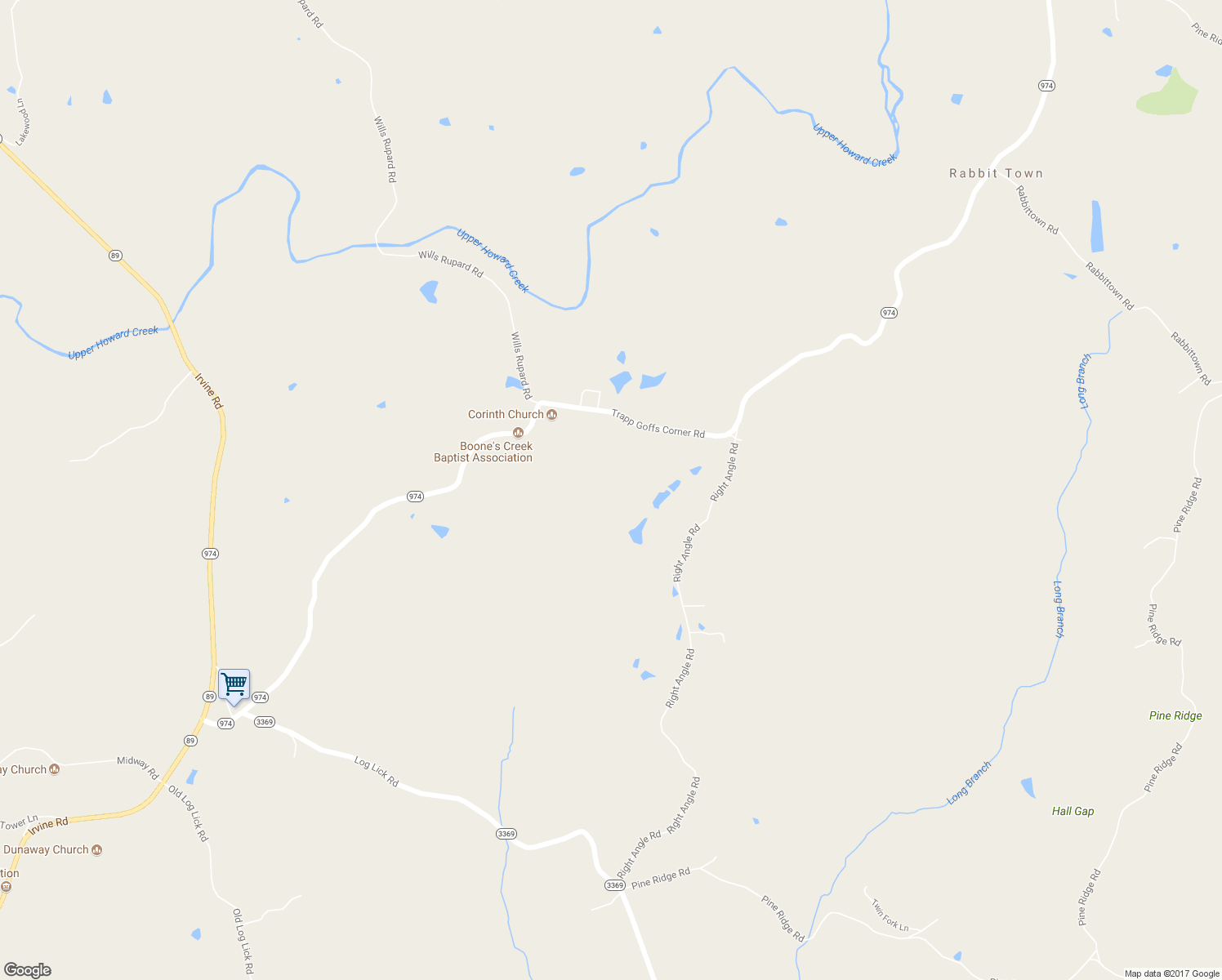 map of restaurants, bars, coffee shops, grocery stores, and more near 1911 Trapp Goffs Corner Road in Winchester