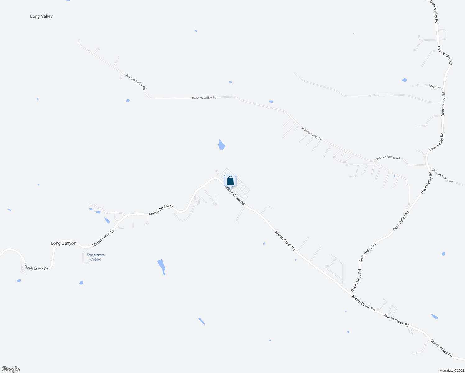 map of restaurants, bars, coffee shops, grocery stores, and more near 16711 Marsh Creek Road in Clayton